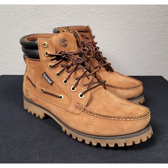 Men\'s Timberland Brown Leather Ankle Boots A1PHO Size 11 main image 4